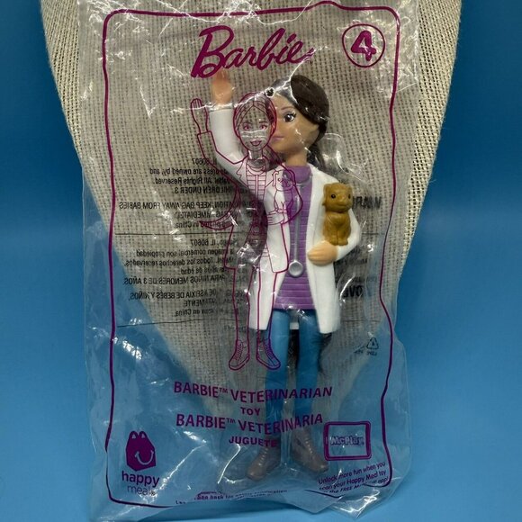 Barbie Veterinarian Mcplay Toy Happy Meal #4 ‎ 2019 - Picture 1 of 2